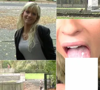 Ich lasse mich im Berliner Stadtpark gegen die Mauer ficken