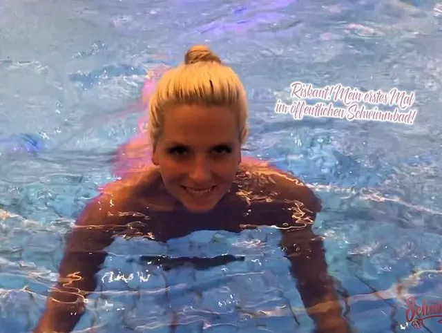 Ich ficke riskant im öffentlichen Schwimmbad